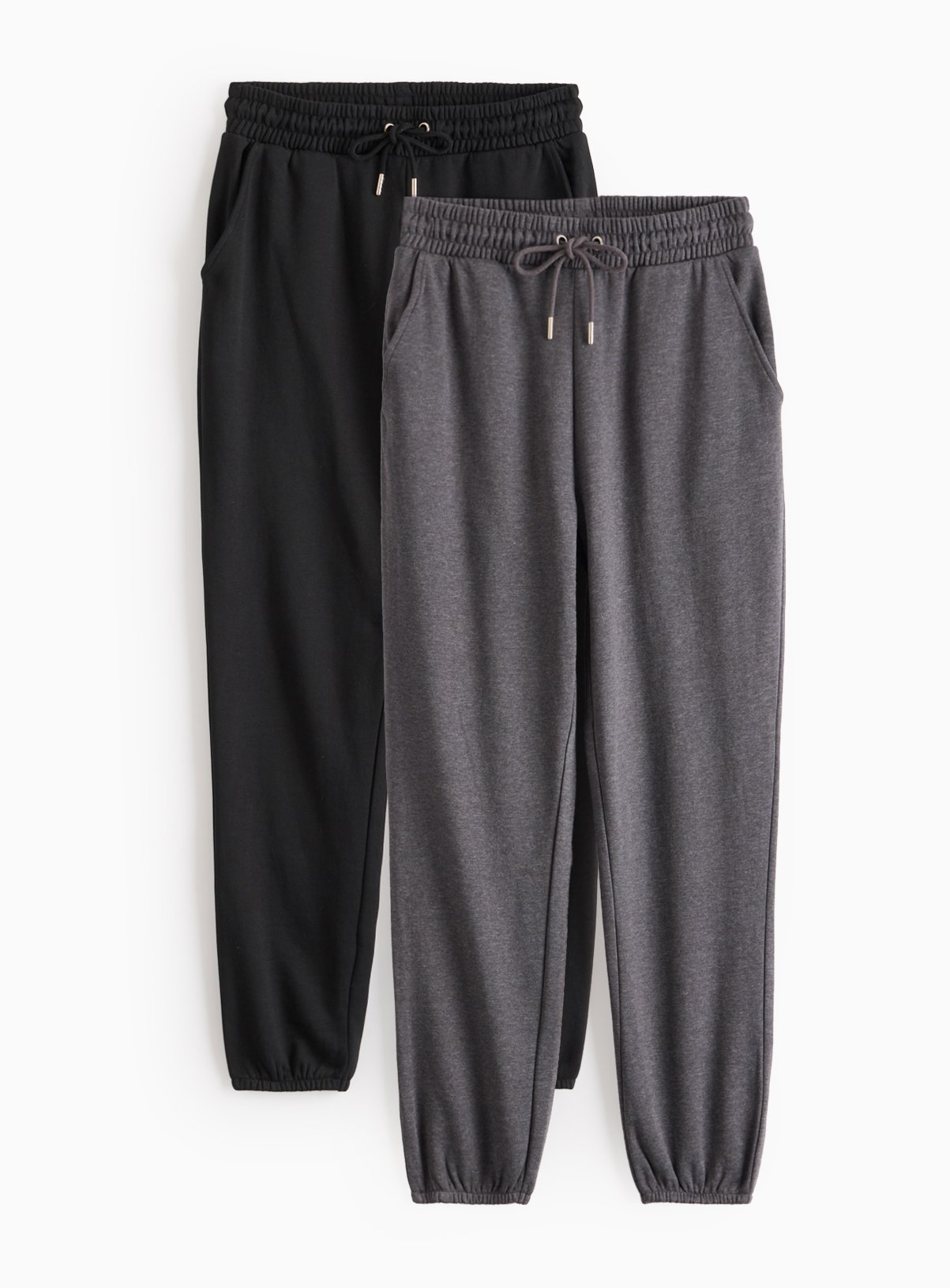 Black & Charcoal Grey Joggers 2 Pack  M - Image 1 thumbnail